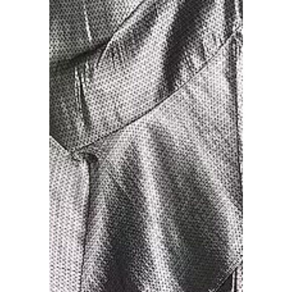 NWT IRO Kinao Silk Mini Dress Silver & Metallic Black Size US 2 France 36 $695 - Picture 6 of 10